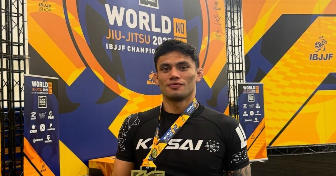 Atleta tico Sebastián Rodríguez sube al podio en el Mundial de Jiu-Jitsu Sin Kimono 2025