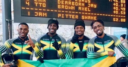 Equipo de Jamaica gana otra medalla de oro en bobsleigh
