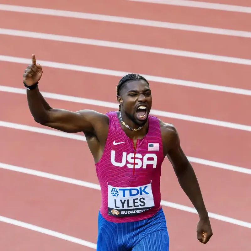 Noah Lyles es el nuevo campeón mundial en los 100 metros planos