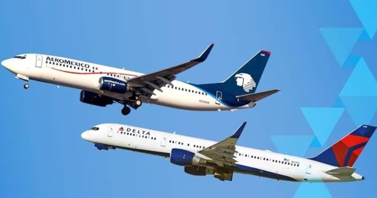 ¿Cómo efectaría a viajeros de México y EU el fin de la alianza Aeroméxico y Delta?