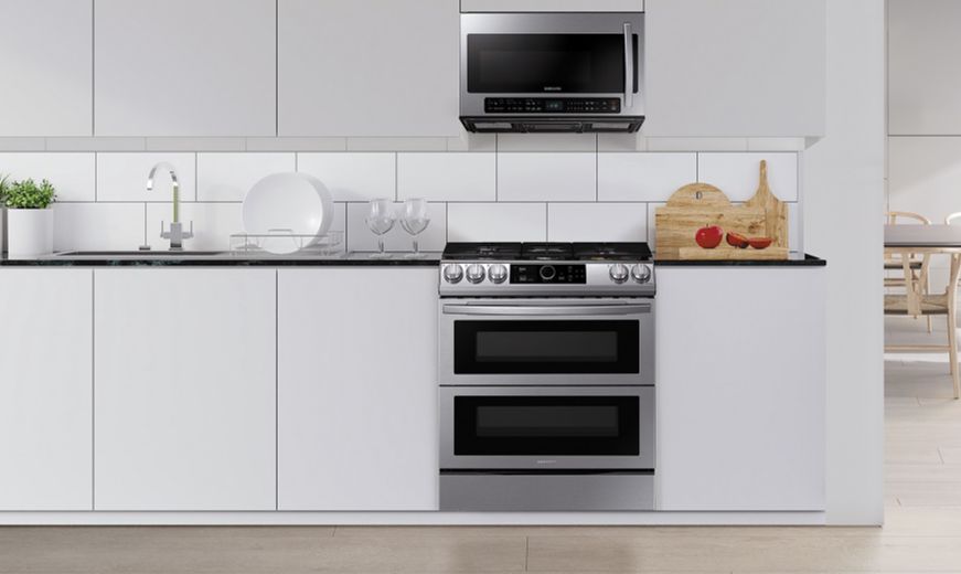 Elegante y funcional, así es la nueva cocina Slide-in FlexDuo™ de Samsung 