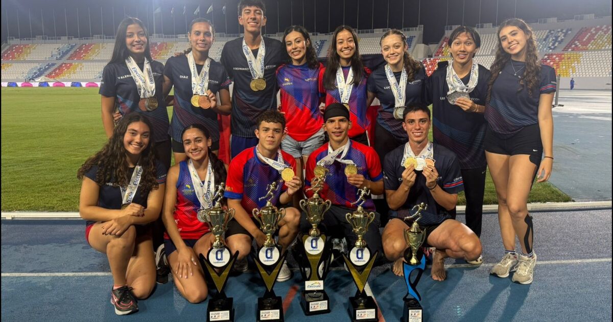 Costa Rica se proclama tetracampeón centroamericano de atletismo U-18 y U-20