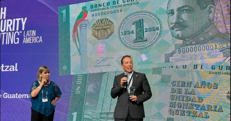 Guatemala gana premio internacional por su billete conmemorativo
