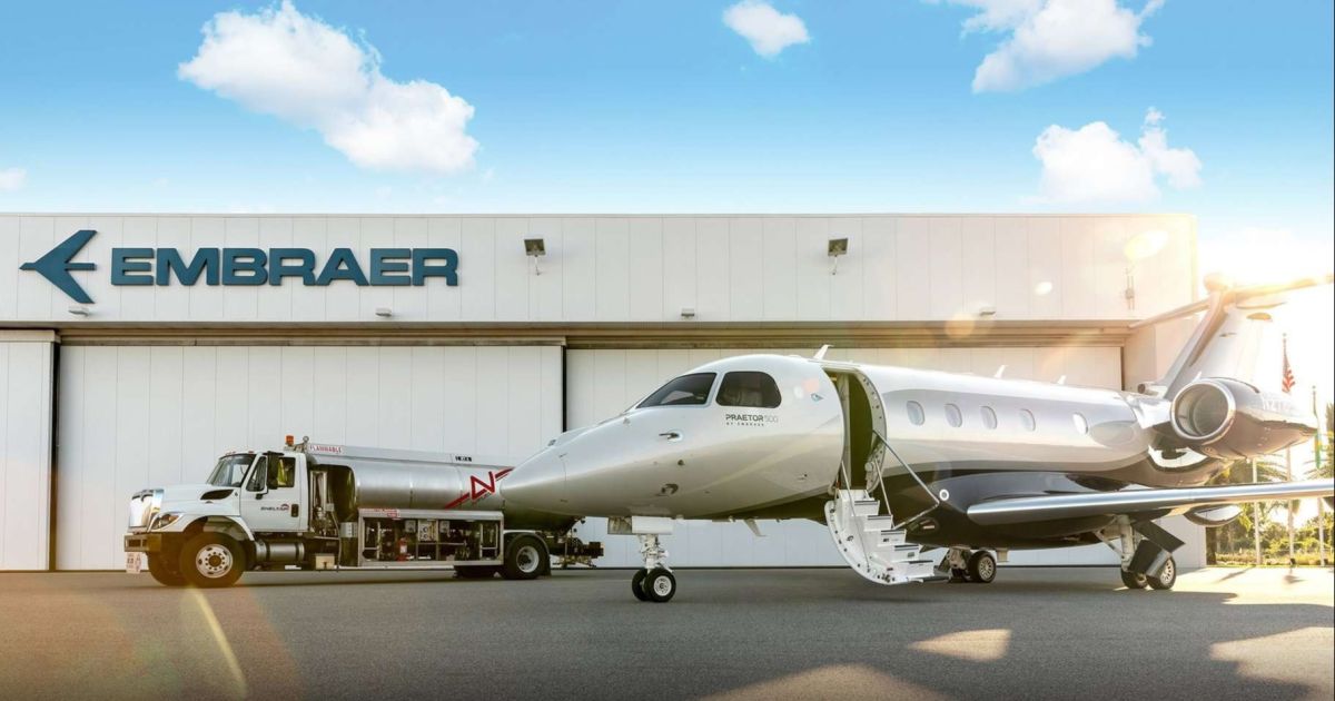 Incrementa Embraer uso de SAF en aeropuerto de Florida