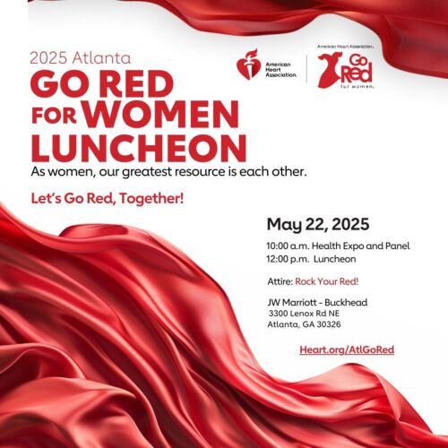 Únase a nosotros en el almuerzo Atlanta Go Red for Women