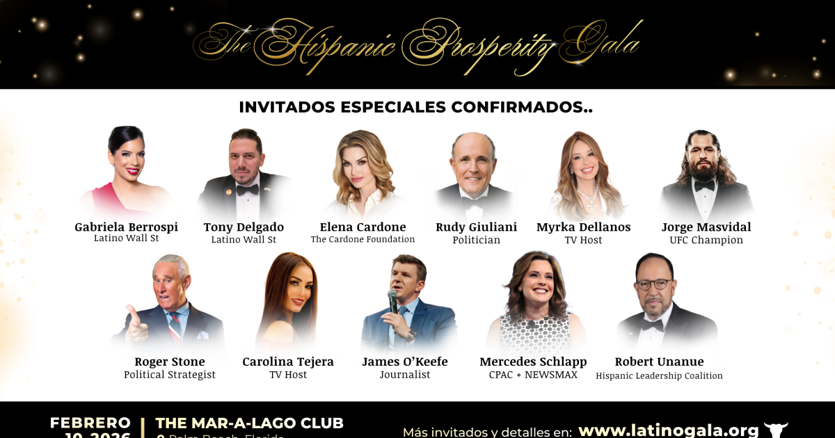 Latino Wall Street hace Historia con la Hispanic Prosperity Gala 2026 en el Club Mar-a-Lago