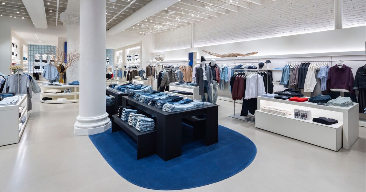 Calvin Klein inaugura su nueva tienda insignia global en SoHo, Nueva York.