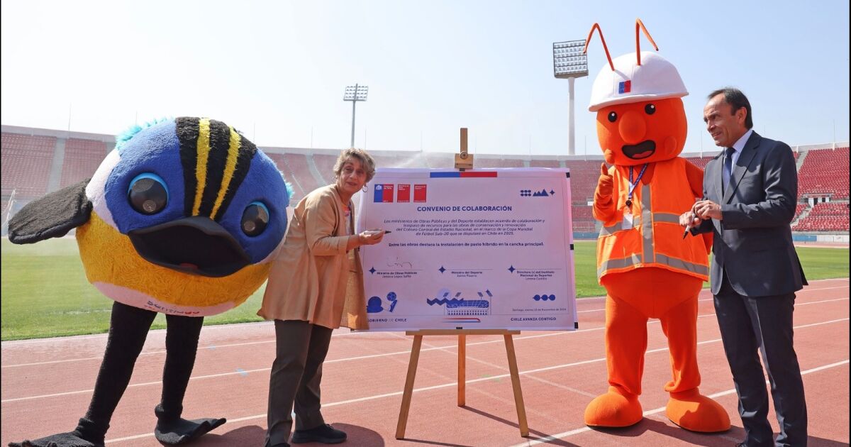 Gobierno anuncia obras de renovación en el Estadio Nacional de cara al Mundial FIFA Sub 20 Chile 2025