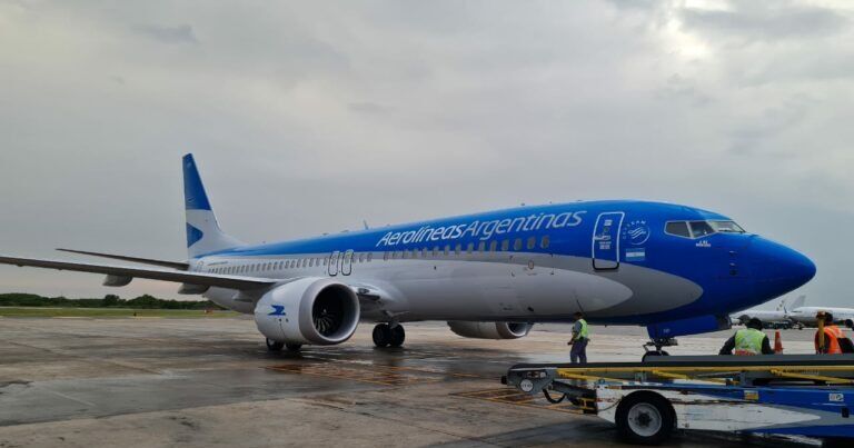 Aerolíneas suma un nuevo Boeing 737 Max cero kilómetro