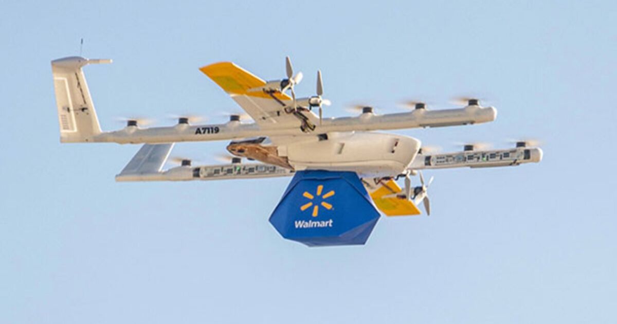 Walmart inicia entregas con drones desde seis tiendas en Atlanta