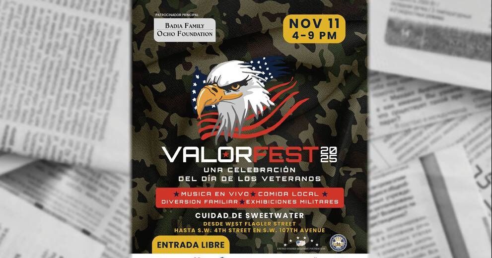ValorFest 2025 regresa a Sweetwater: Un homenaje a los héroes de Miami con música, comida y orgullo comunitario