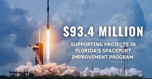 Florida invierte 93,4 millones de dólares para fortalecer la infraestructura de la Costa Espacial y logró 109 lanzamientos en 2025