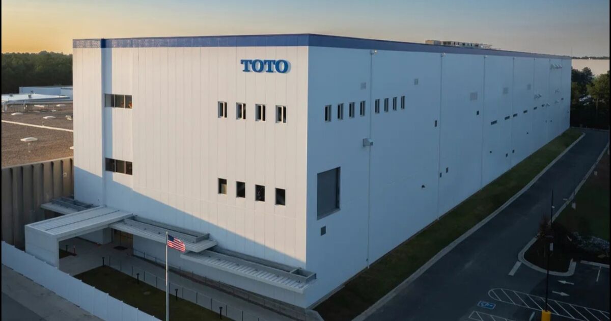 Toto abre una fábrica de 224 millones de dólares en Georgia para impulsar la resiliencia de la cadena de suministro