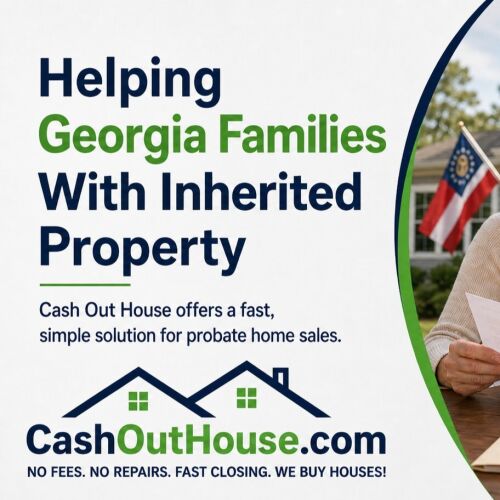 Cash Out House lanza una solución para la gestión de herencias de propiedades dirigida a familias de Georgia que heredan viviendas