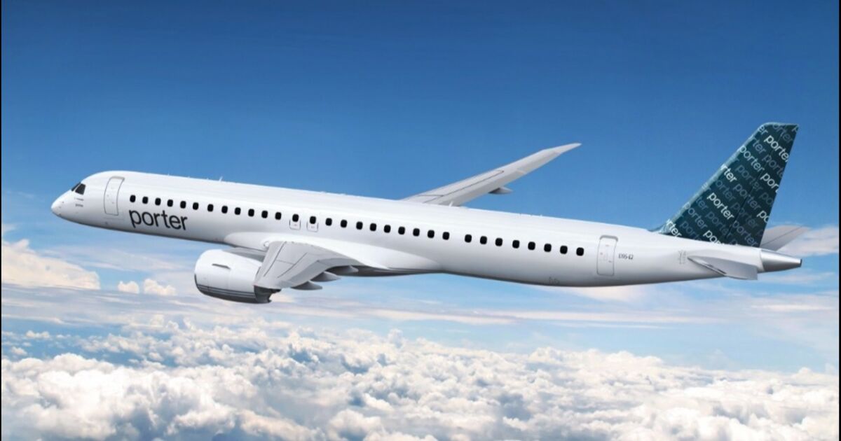 Porter Airlines despega hacia Florida, México desde Hamilton