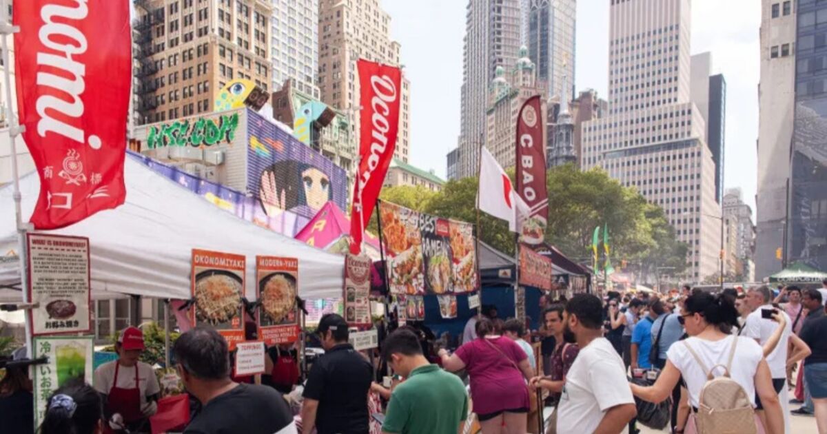 Empresas emergentes locales que participan en el festival gastronómico semanal Smorgasburg Atlanta