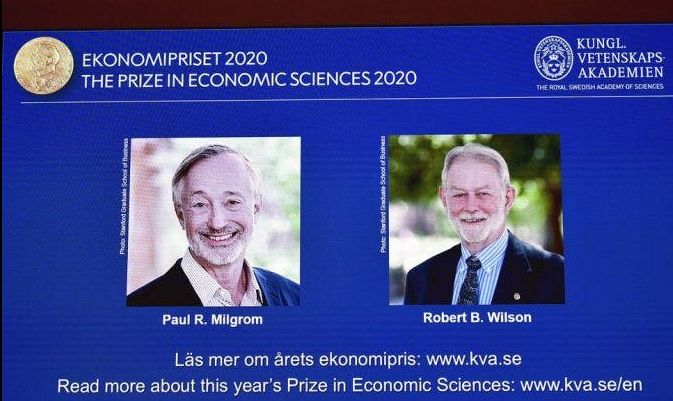 Estadounidenses Milgrom y Wilson ganan el Nobel de economía