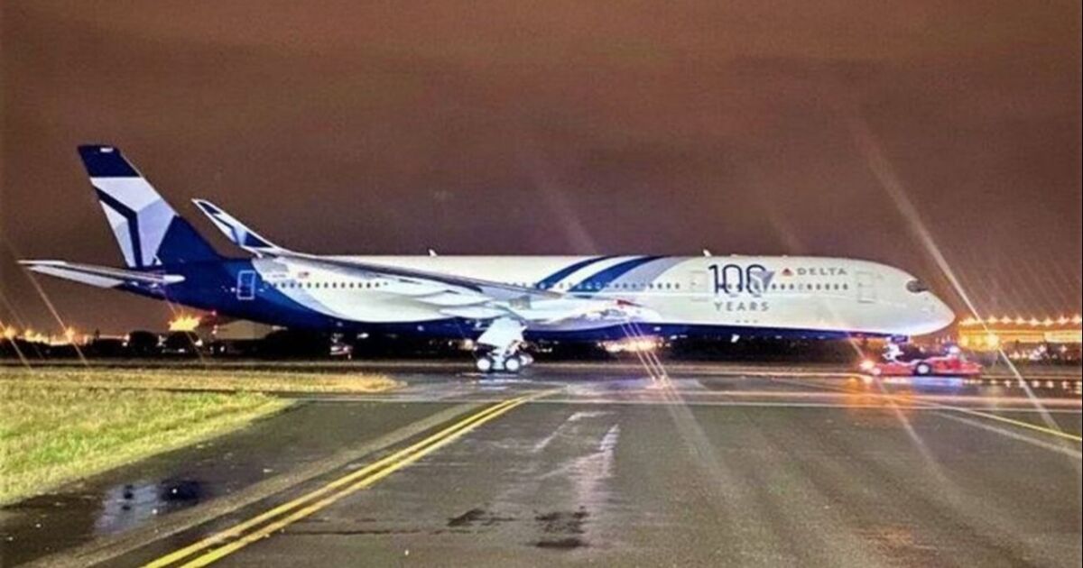 Delta celebra su centenario con un esquema especial en un Airbus A350