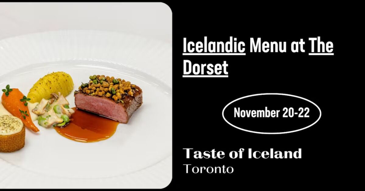 El festival Taste of Iceland llega a Toronto del 20 al 22 de noviembre