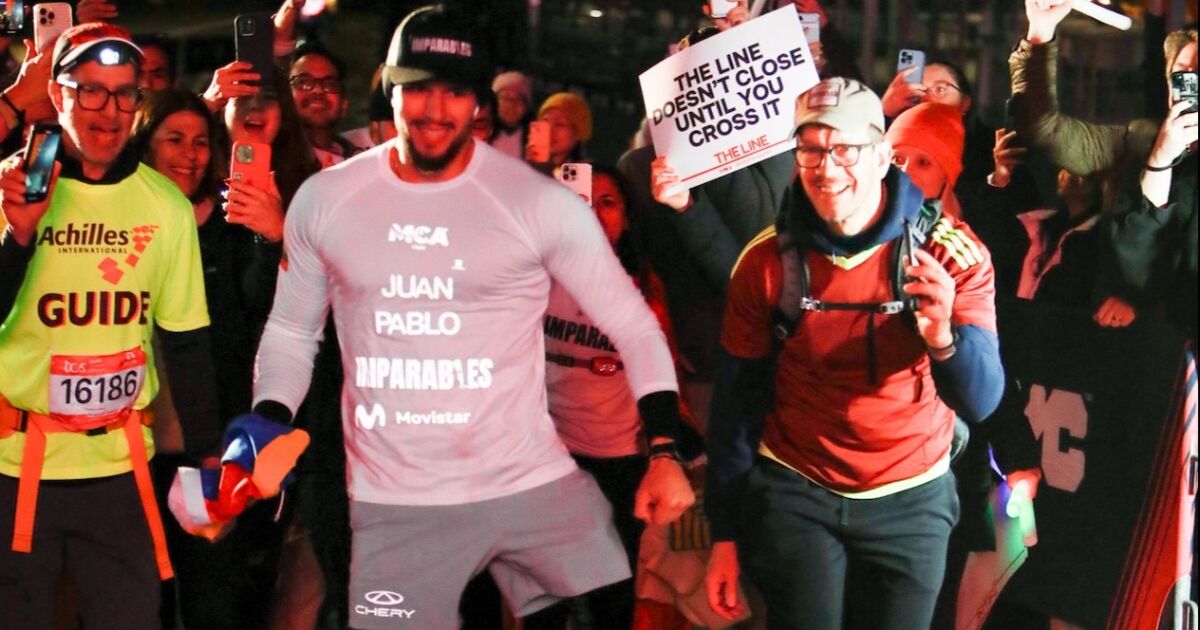 Juan Pablo Dos Santos consiguió correr el Maratón de Nueva York con prótesis en las dos piernas