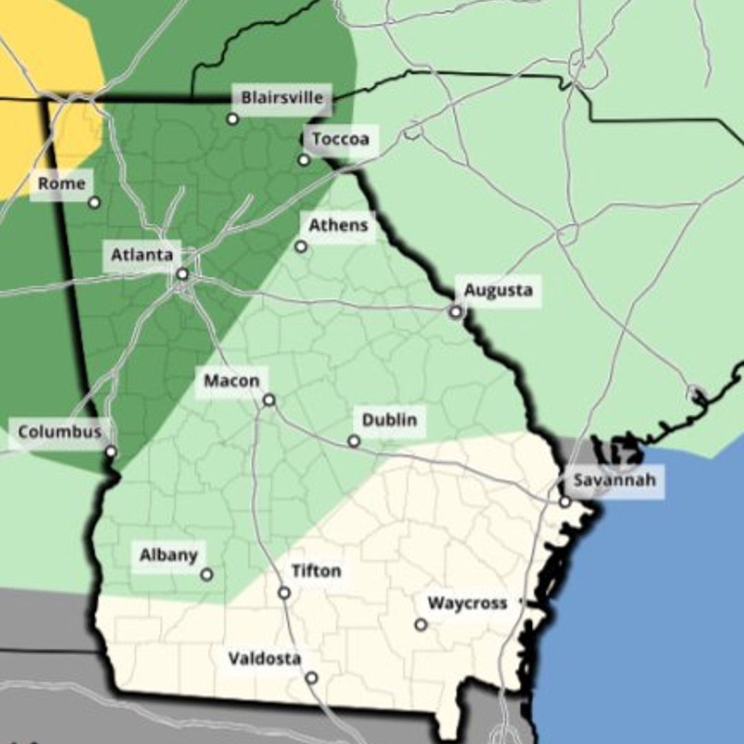 Lluvias, vientos y tormentas: el norte y centro de Georgia está en riesgo de tiempo severo esta semana