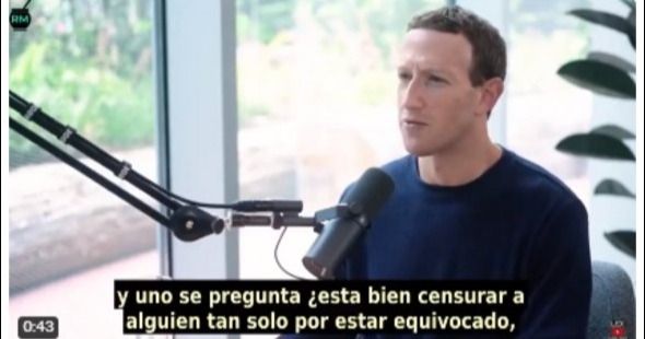 Mark Zuckerberg afirma censura durante pandemia Covid-19