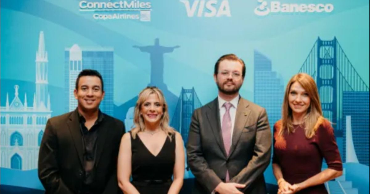 Banesco y Copa Airlines se asocian para lanzar la tarjeta Visa ConnectMiles