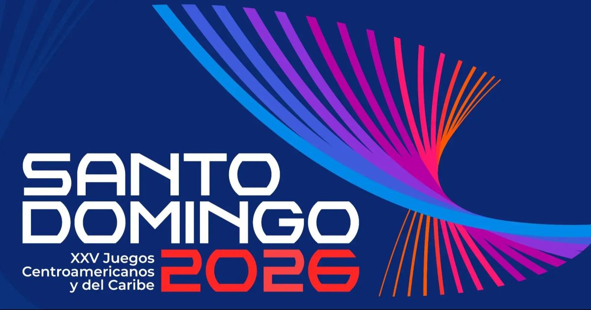 Logo oficial de los XXV Juegos Centroamericanos y del Caribe Santo Domingo 2026