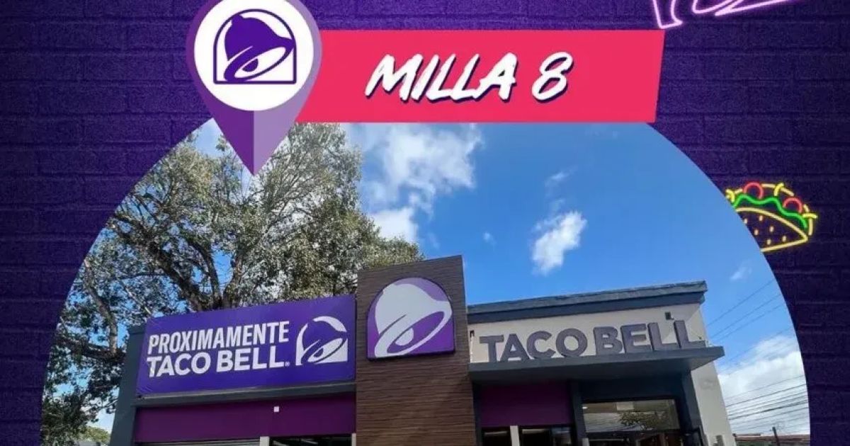 Taco Bell inicia el 2024 con apertura en Milla 8 y Altaplaza