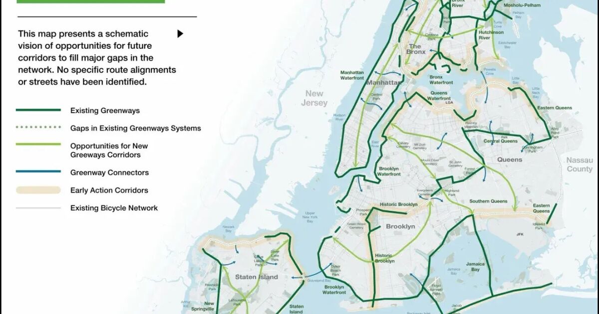 NYC DOT publica plan de implementación de corredor verde del Río Harlem