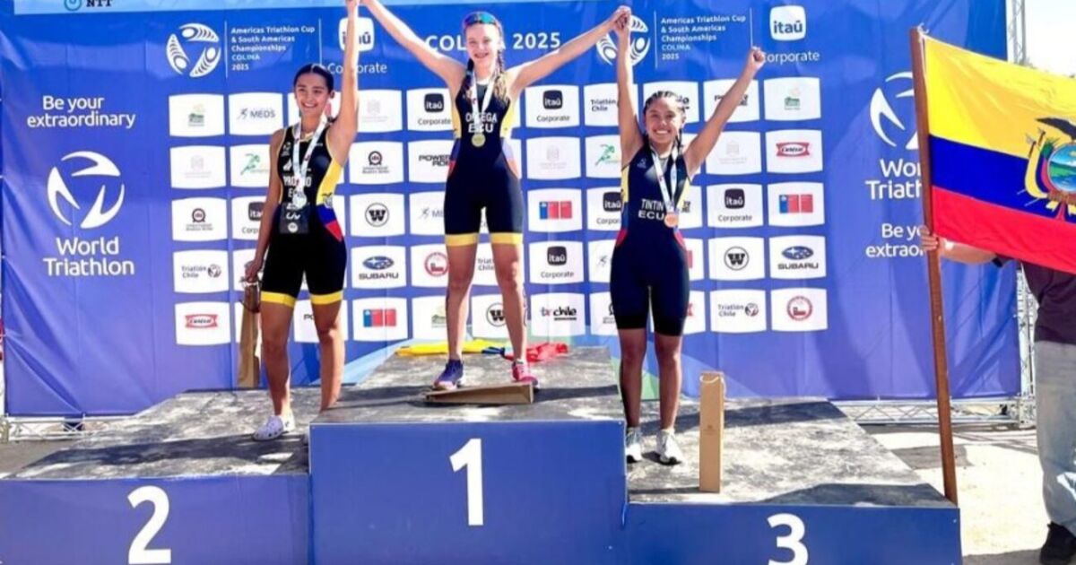Triatletas cuencanos son protagonistas en Sudamericano de Chile