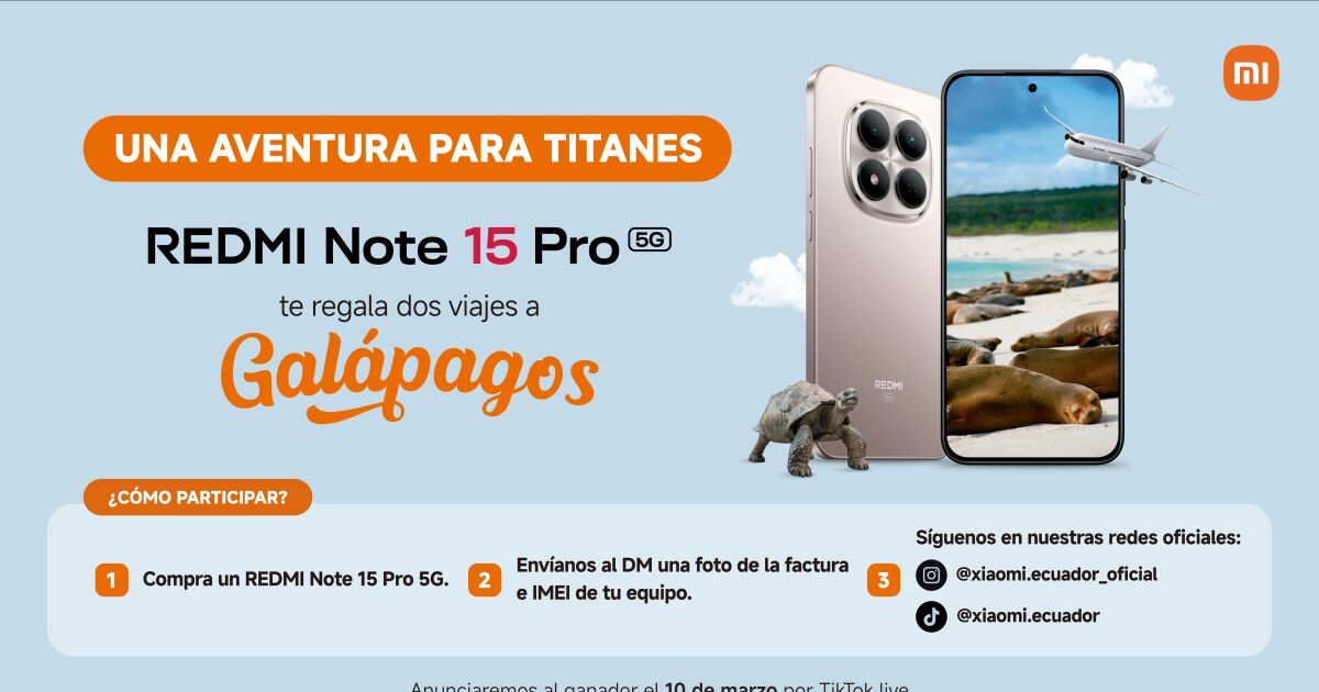 Este San Valentín, un Redmi Note 15 puede convertir una compra en un viaje a Galápagos