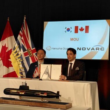 Novarc Technologies Inc. y Hanwha Ocean firman un memorando de entendimiento para colaborar en la automatización de la soldadura