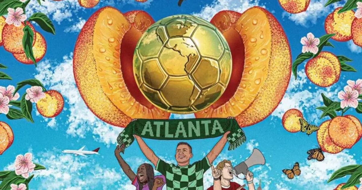 Revelan póster con temática de Atlanta para la Copa Mundial de la FIFA 2026