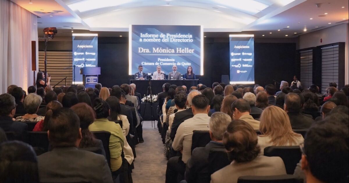 La Cámara de Comercio de Quito presentó una gestión 2025 con resultados sólidos en su Asamblea General de Socios