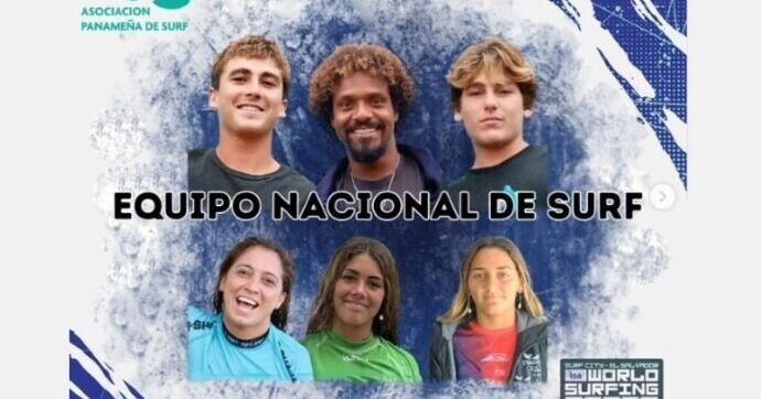 Equipo panameño de surf asciende en el ranking mundial tras su participación en El Salvador