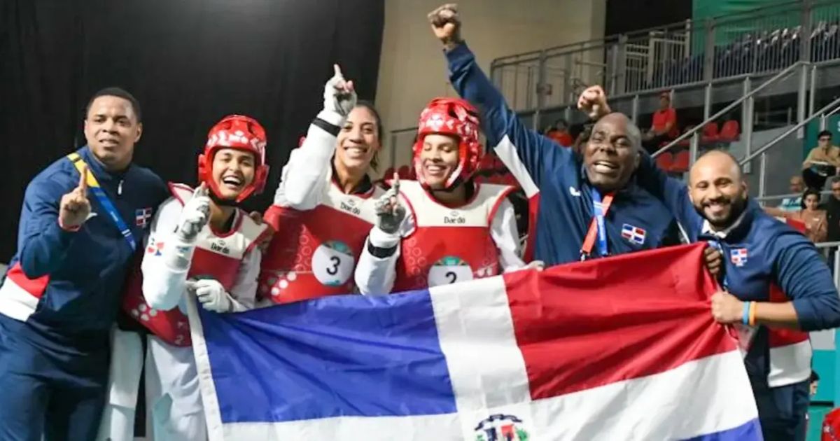 RD gana oro en Panam Chile 2023 en Taekwondo