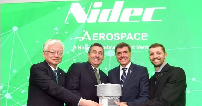 Nidec Corporation y Embraer obtienen aprobación para desarrollar el sistema de propulsión de Eve