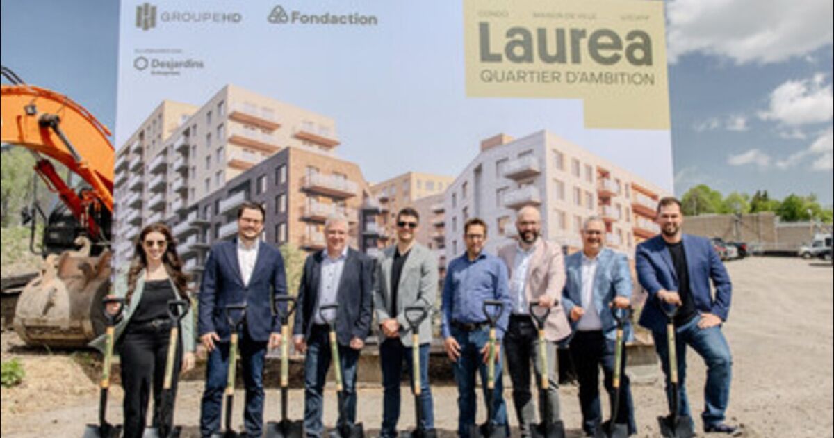 Groupe HD y Fondaction marcan la inauguración oficial de Laurea - Quartier D'Ambition en Montreal