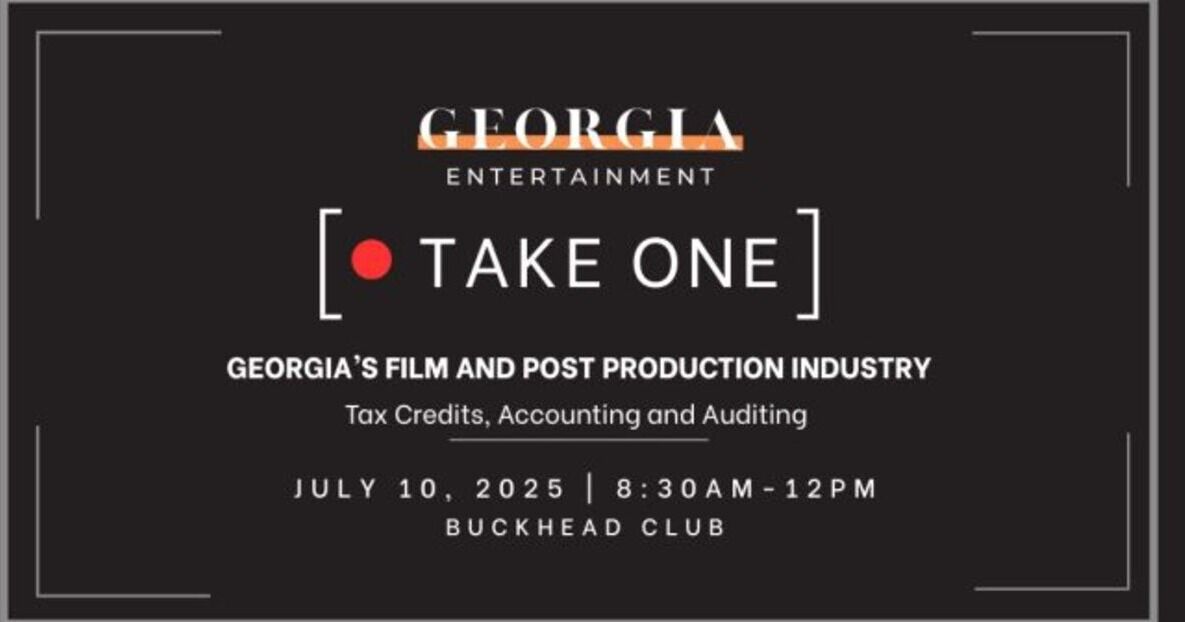 Take One: La industria cinematográfica y de posproducción de Georgia: contabilidad, créditos fiscales y auditoría