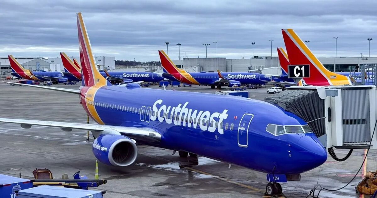 Southwest Airlines lanza su primer vuelo internacional nocturno: de Las Vegas a Costa Rica