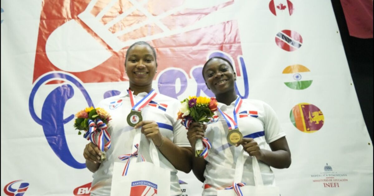 RD gana oro y plata en el Santo Domingo Open Internacional de Bádminton