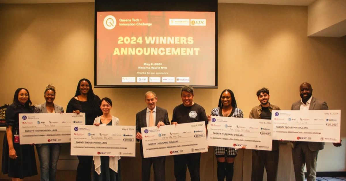 Cinco startups de Queens ganan $20,000 cada una en el Tech + Innovation Challenge 2024