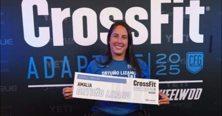Costarricense Amalia Ortuño logra el campeonato mundial de crossfit adaptado