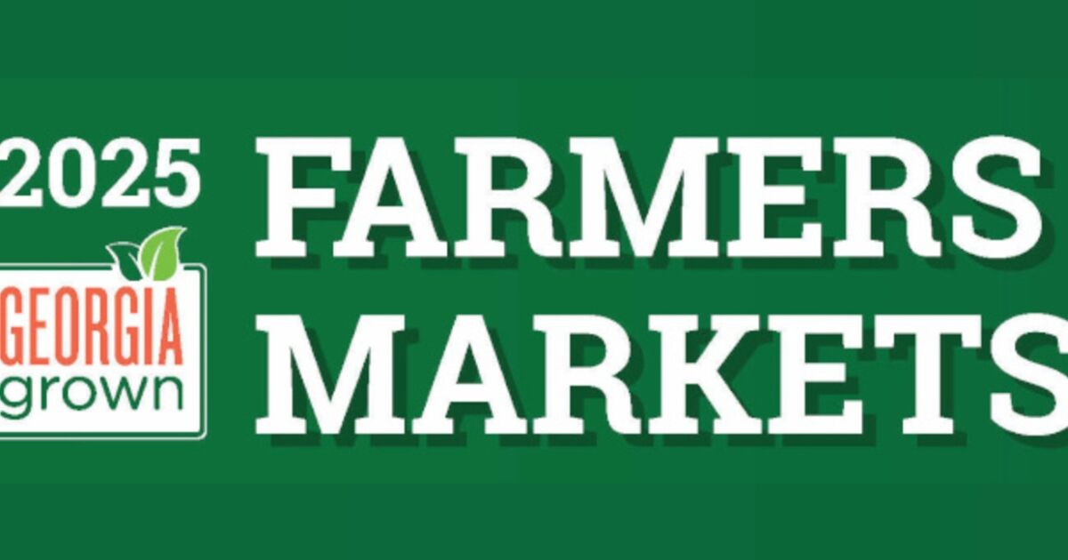 Presentan Mapa oficial del mercado de agricultores de Georgia Grown 2025