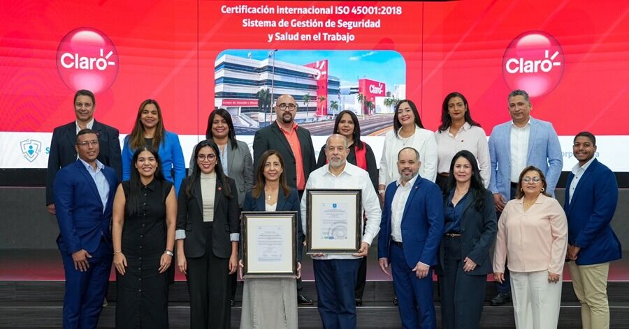 Claro se convierte en la primera empresa de telecomunicaciones del país en obtener la certificación ISO 45001 en Seguridad y Salud en el Trabajo
