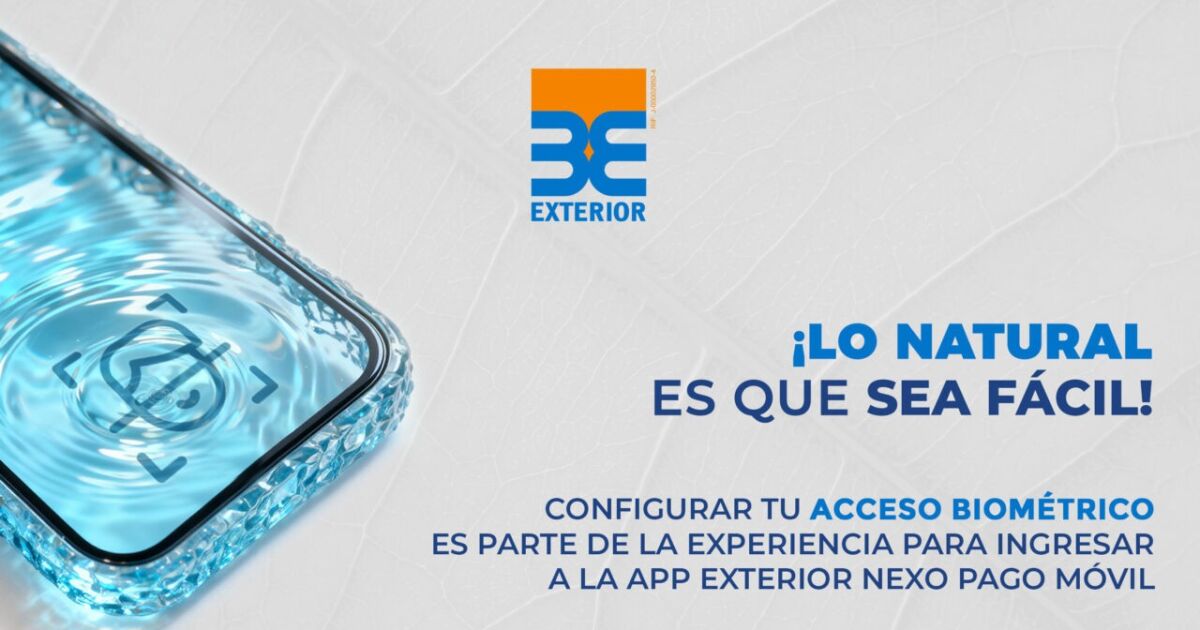 Banco Exterior lanza la nueva versión de Exterior NEXO pago móvil con Biometría