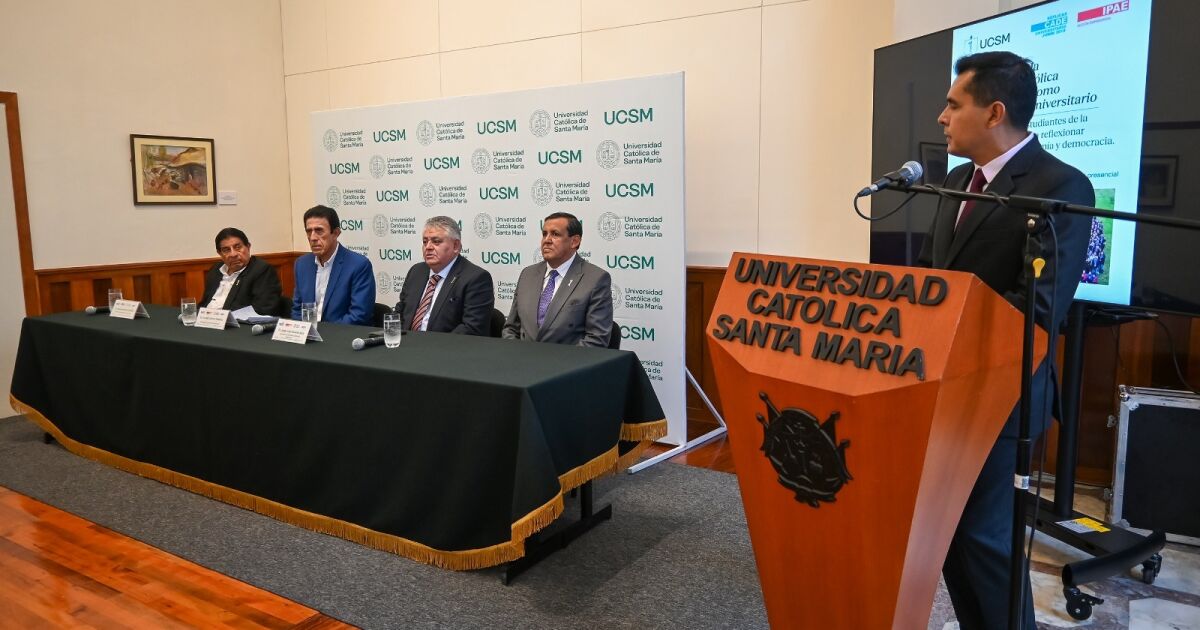 Réplica de CADE Universitario edición preelectoral llegará a Arequipa con la Universidad Católica de Santa María