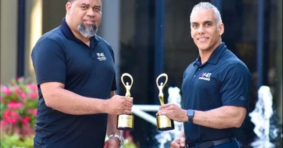 Dominicanos Merson y Serra de Univisión-41 ganan premio The Communicator Awards