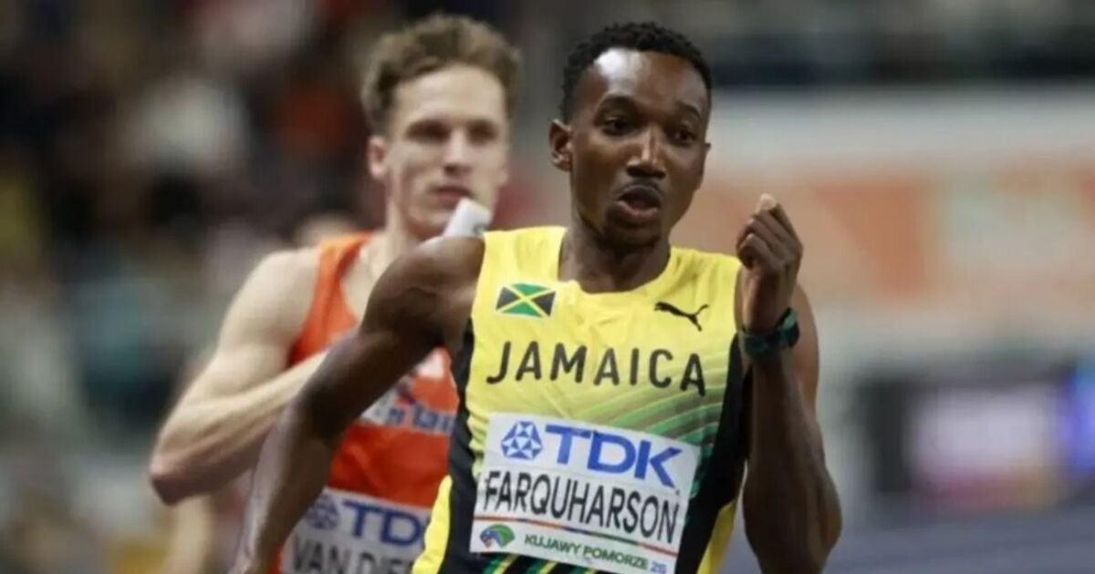 Espectacular carrera de Farquharson en el último tramo le da a Jamaica el bronce en la clausura del Mundial de Pista Cubierta